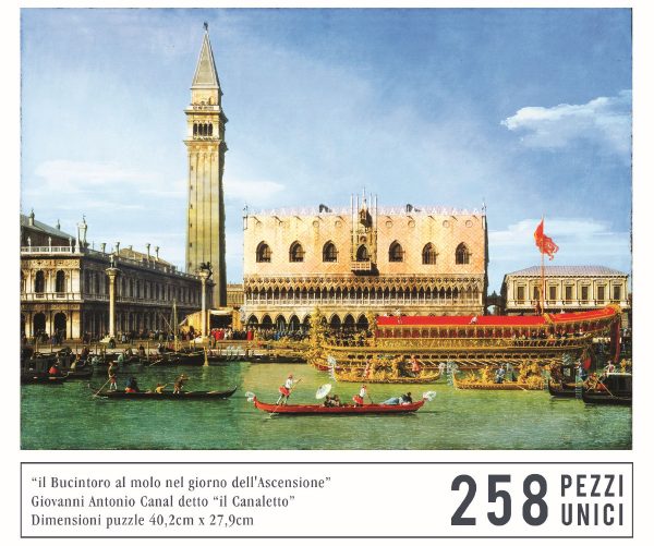 Puzzle di Legno FORMAcultura Venezia Canaletto Bucintoro