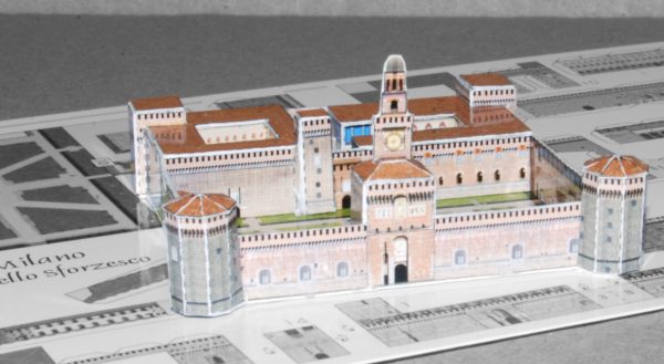 milan-castello-sforzesco-paper-model-formacultura