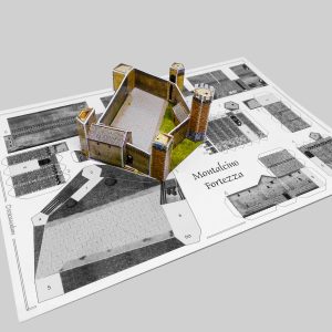 Siena Montalcino Fortezza - modello da costruire - formacultura