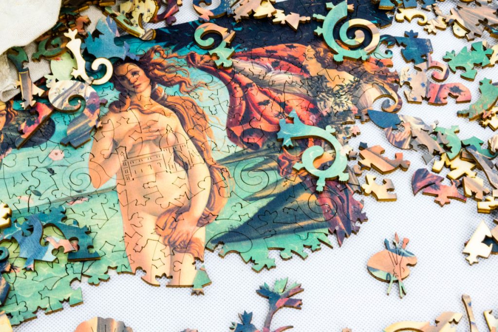 Puzzle di Legno FORMAcultura Botticelli Nascita Venere