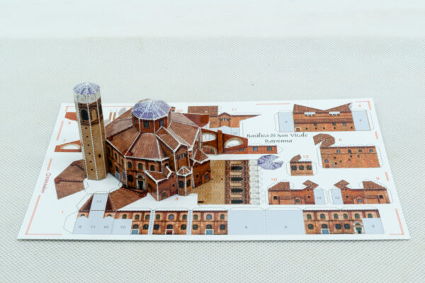 Ravenna - San Vitale - modello di carta da costruire - formacultura